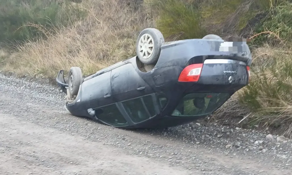 Vuelco en Ruta 259
