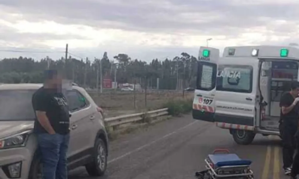 accidente vial en Trelew