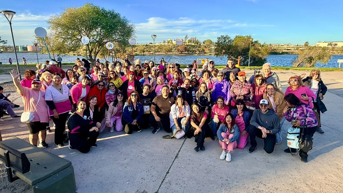 Actividades de concientización del cáncer de mama en Trelew