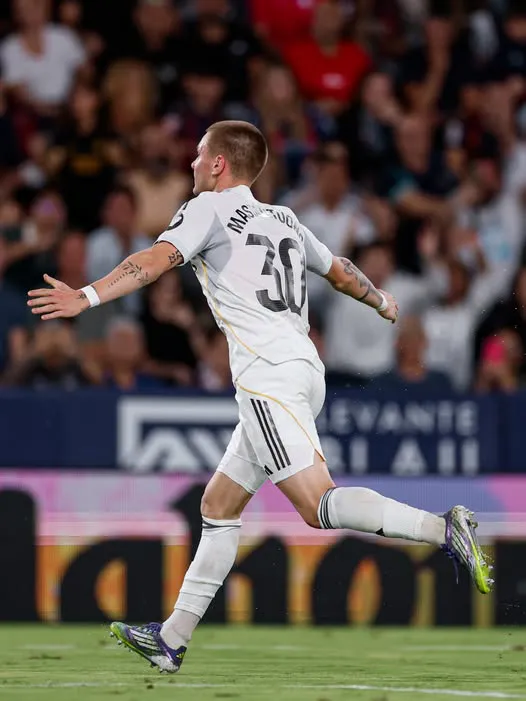 Franco Mastantuono vivió una noche soñada.