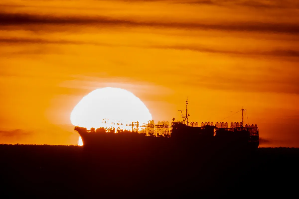 AMANECE EN MADRYN POR Darío Sander
