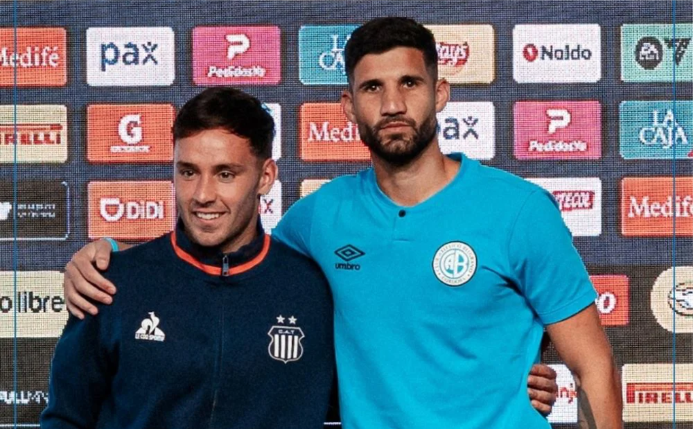 Schott y López compartieron una conferencia antes del duelo en el Kempes.