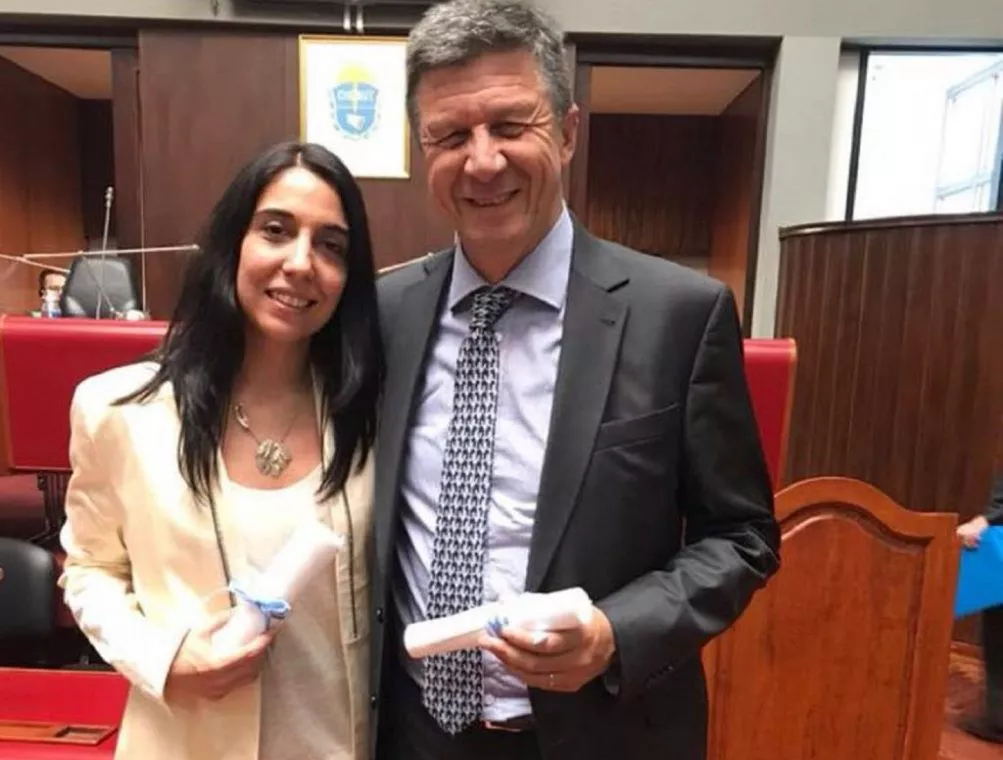 Gustavo Menna y Fernanda Abdala