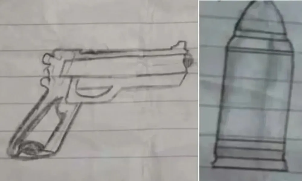 Una nena llevo un arma al colegio