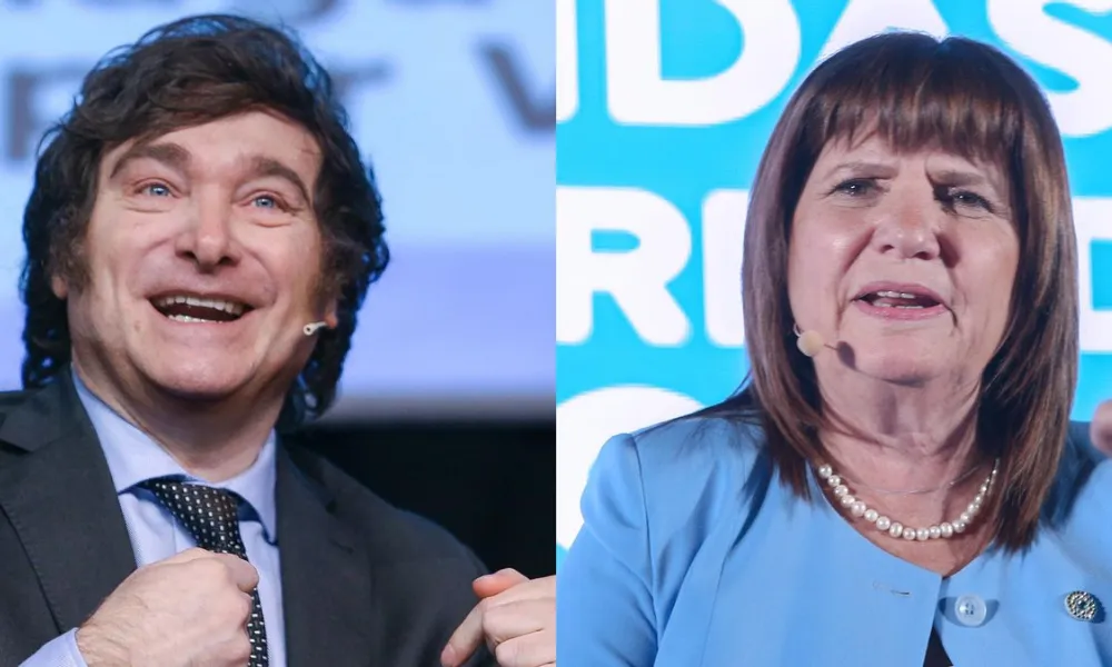 Javier Milei y Patricia Bullrich