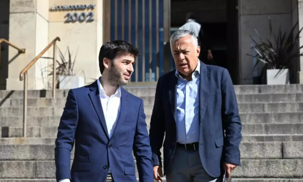 Ignacio Torres y Alfredo Cornejo en Comodoro Py