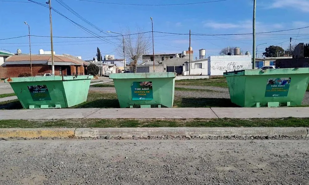 Volquetes del programa Eco Capital de Rawson