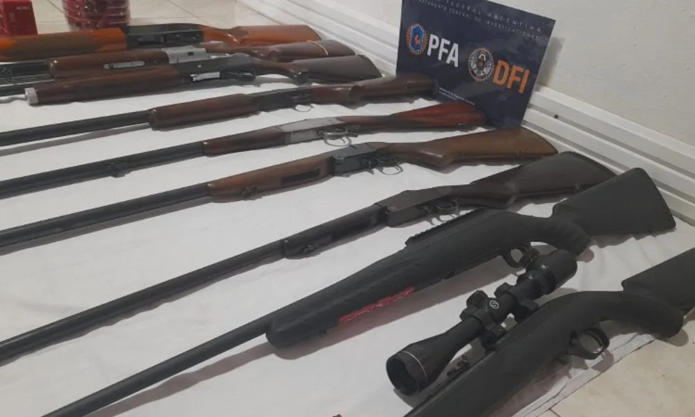 Incautaron un arsenal en Rosario
