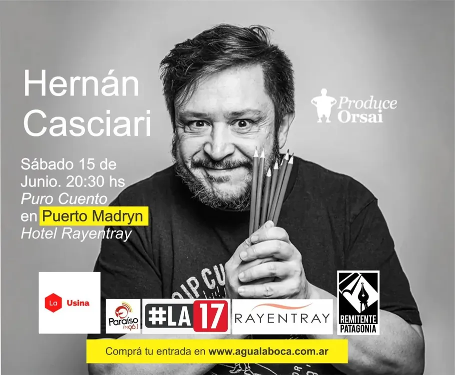 Hernán Casciari en Puerto Madryn