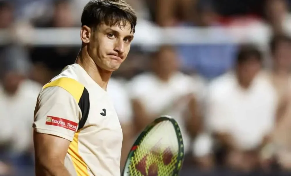 El argentino cayó en sets corridos frente al estadounidense Brandon Nakashima.