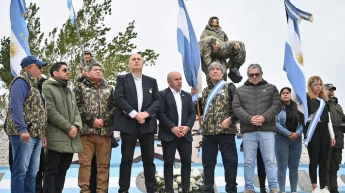 Acto oficial por el aniversario de la gesta de Malvinas