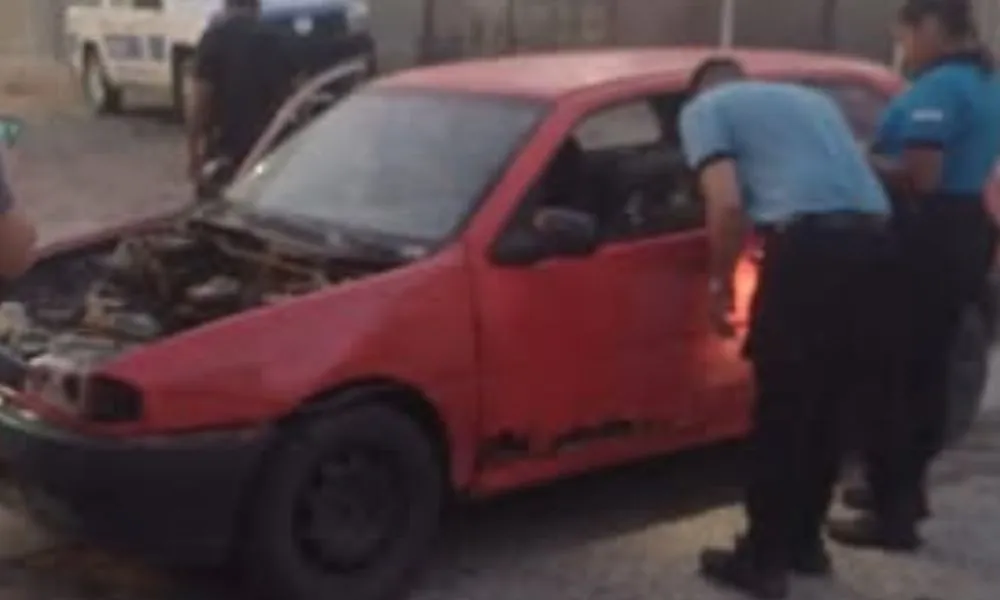 Interceptan un vehículo con motor robado