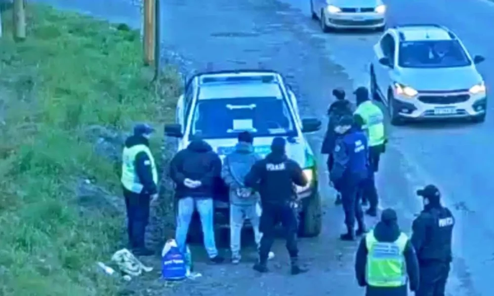 Detenidos antes del ingreso a Chubut