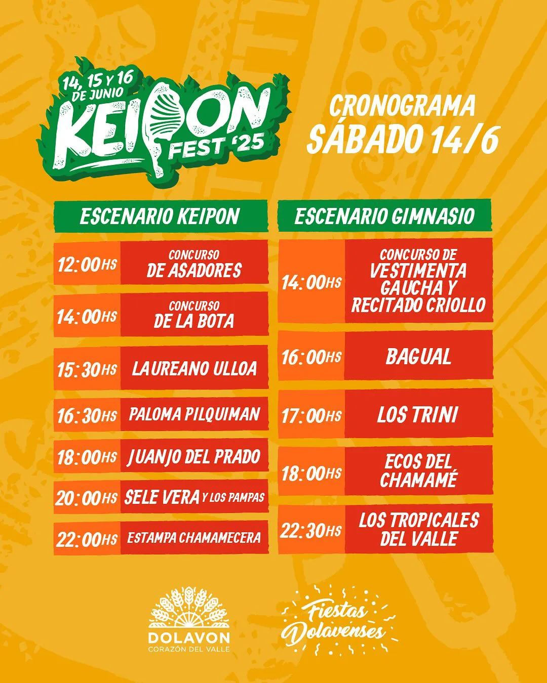 grilla sábado - keipon fest