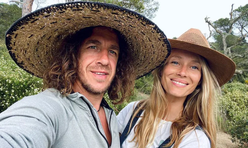 Carles Puyol y Vanesa Lorenzo