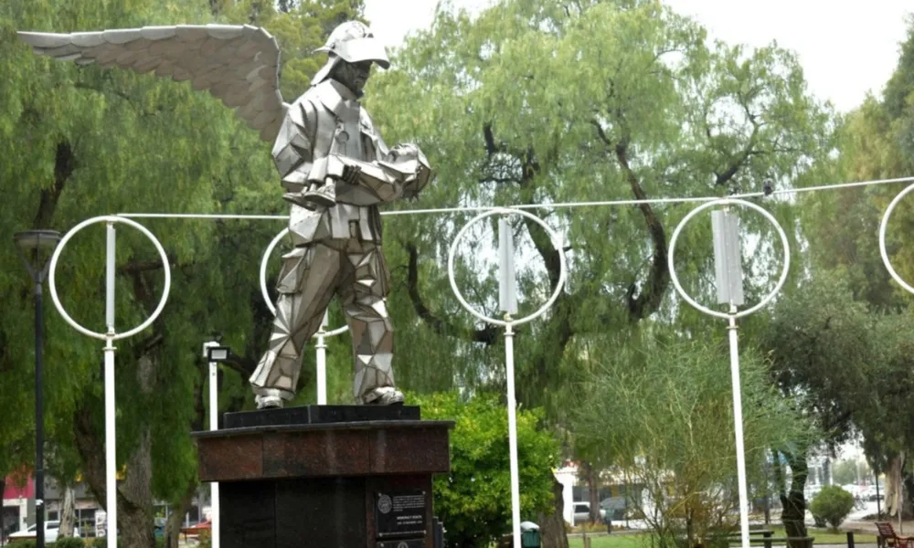 Monumento a en memoria de los bomberos caídos