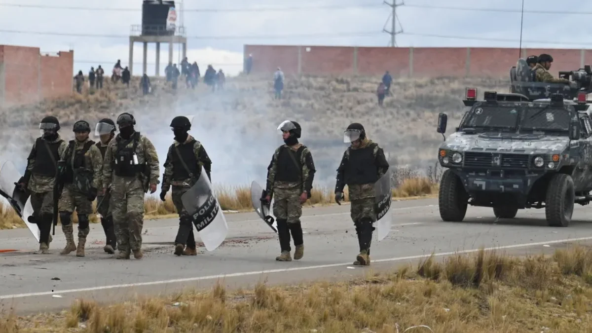 Protestas en Bolivia. Foto Reuters