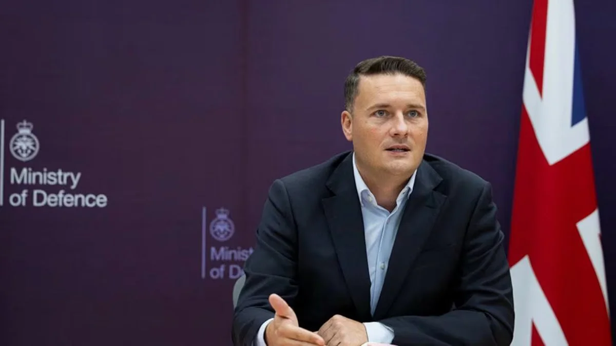 El ministro de Defensa británico, Wes Streeting Foto X @wesstreetin