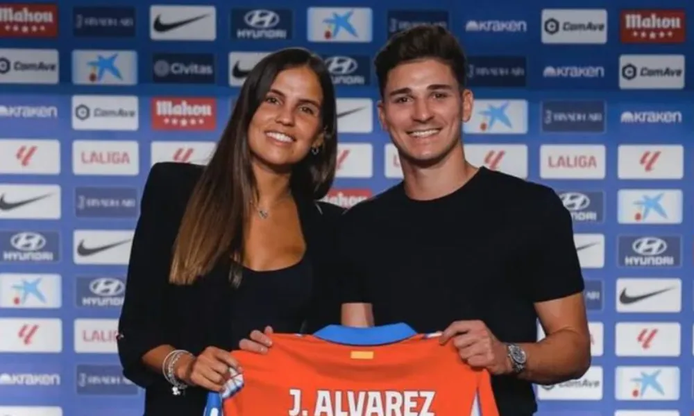 Julián Álvarez y Emilia Ferrero