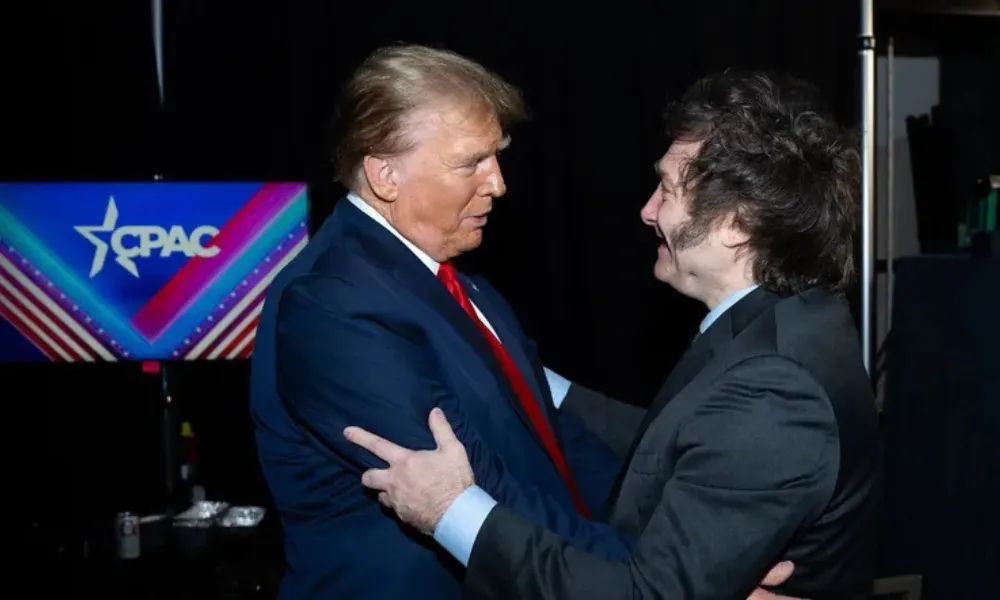 Donald Trump y Javier Milei
