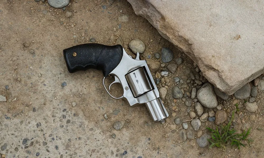 Imagen del arma secuestrada reeditada digitalmente por LA17