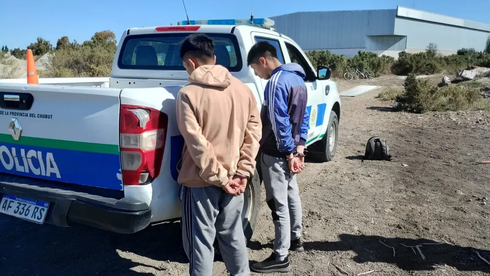 Robo detenido, policía Trelew 1
