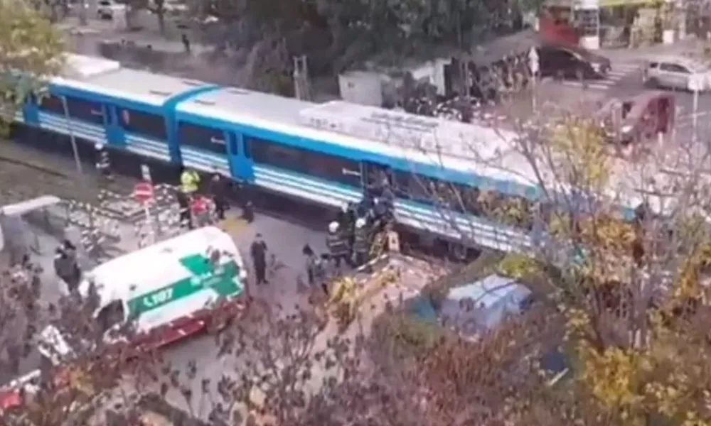 Tren arrolló a un hombre en Floresta