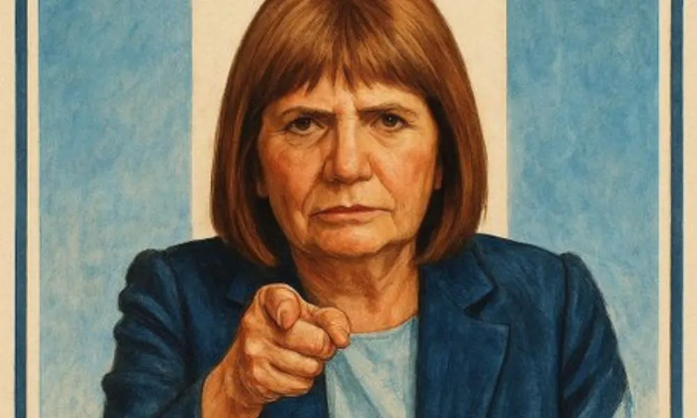 Cartel de Patricia Bullrich}