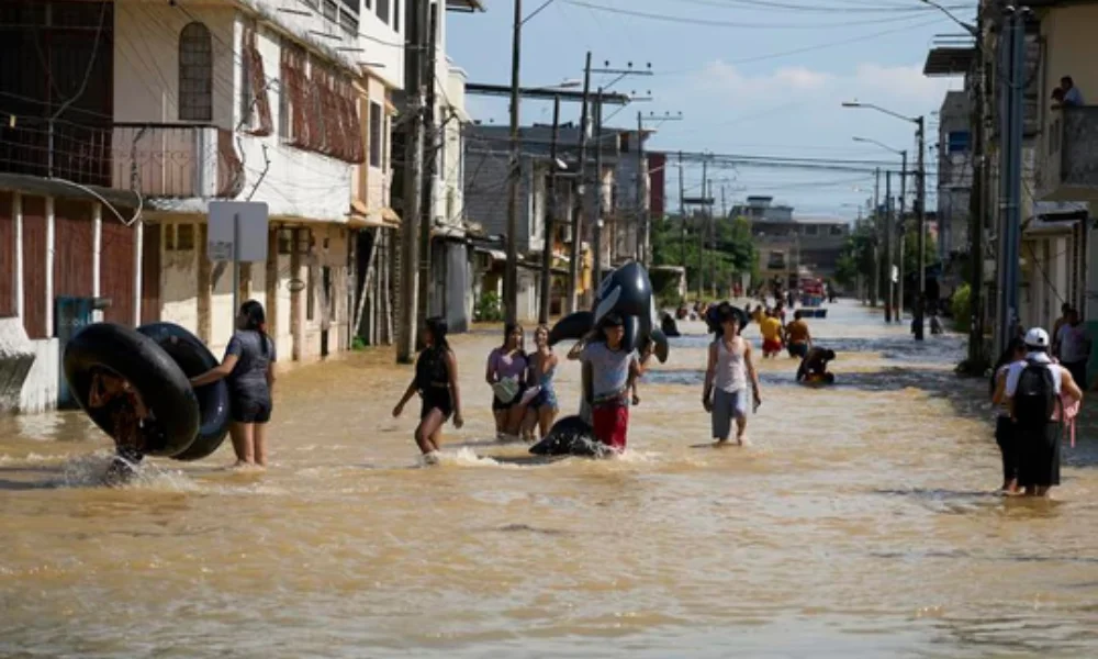 Inundación en Ecuador