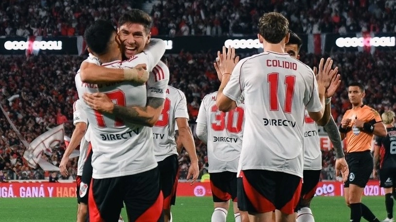 Contundente 6-2 de River a Independiente del Valle en el Monumental.