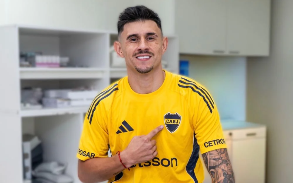 El delantero paraguayo se entrenó por primera vez en Ezeiza.