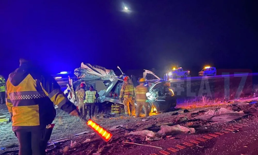 Accidente ocurrido en la Ruta 3