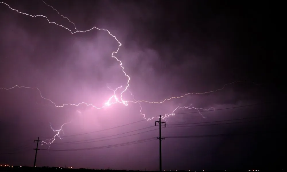 Tormenta en Puerto Madryn