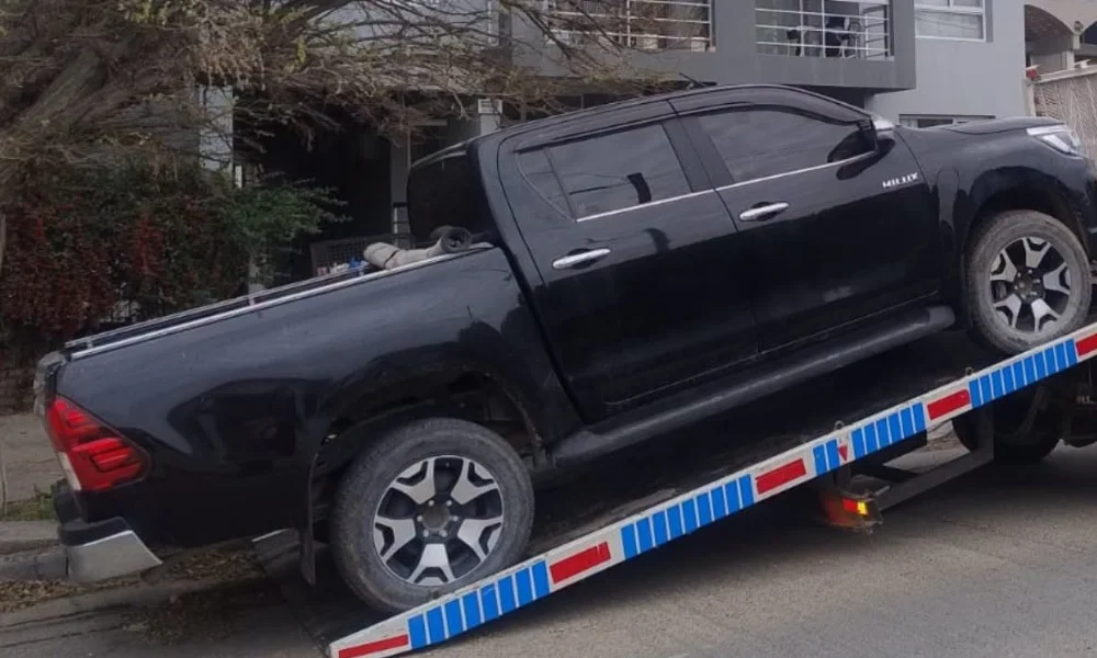 Camioneta clonada en Madryn