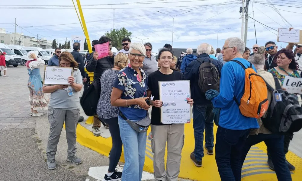 Turistas de cruceros en Puerto Madryn 1