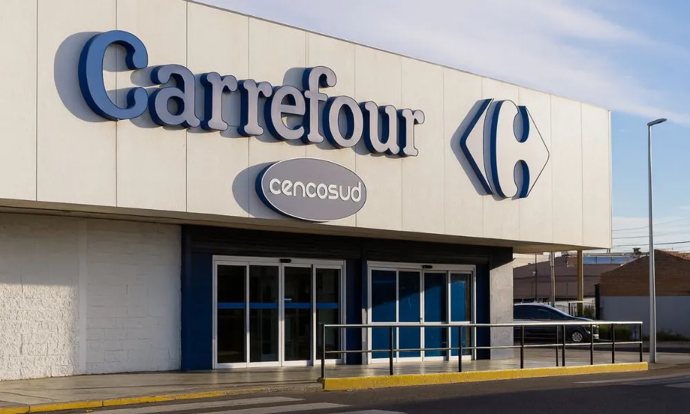 Carrefour imagen ficticia generada digitalmente por la posible compra desde Cencosud