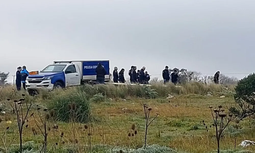 Hallazgo de un cuerpo calcinado