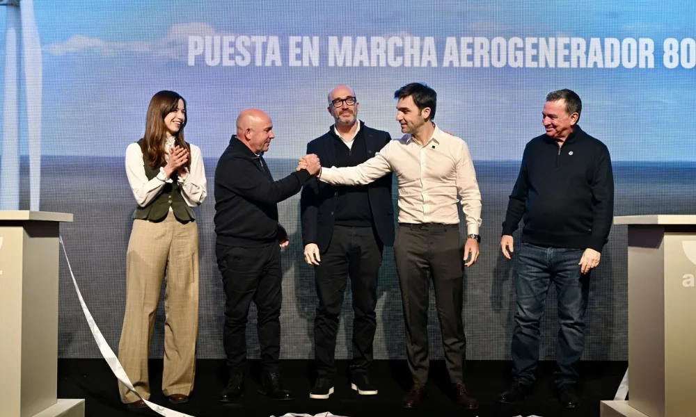 inauguración parque eólico de ALUAR