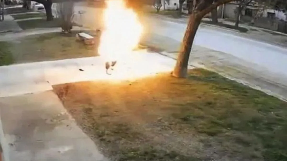 Joven atacado prendido fuego