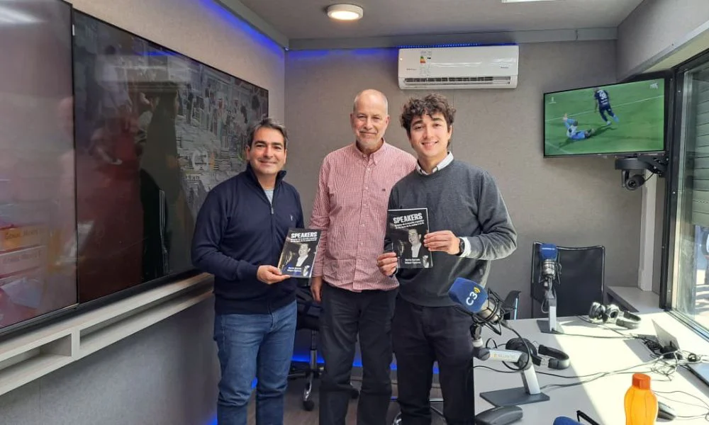 Martín Berrade y Quique Figueroa en el Estudio Federal de Cadena 3