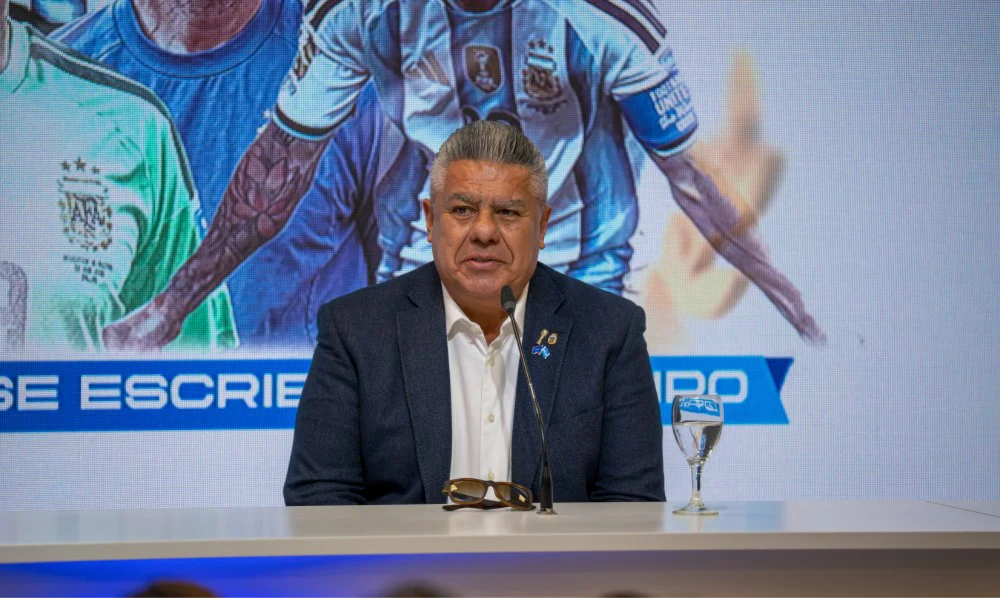 Foto AFA Claudio Tapia destacó la campaña de la Selección Argentina en 2026.