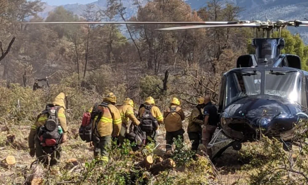 Foto Facebook Bomberos Voluntarios de Esquel
