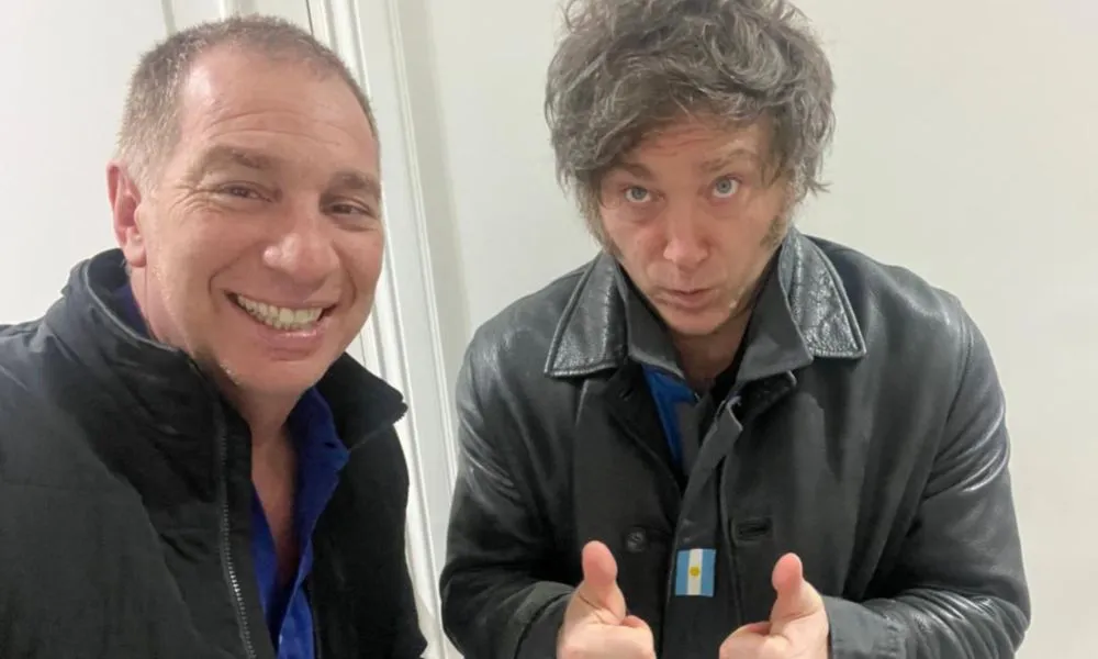 Diego Santilli y Javier Milei