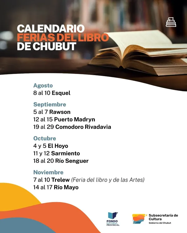 Ferias del libro en chubut