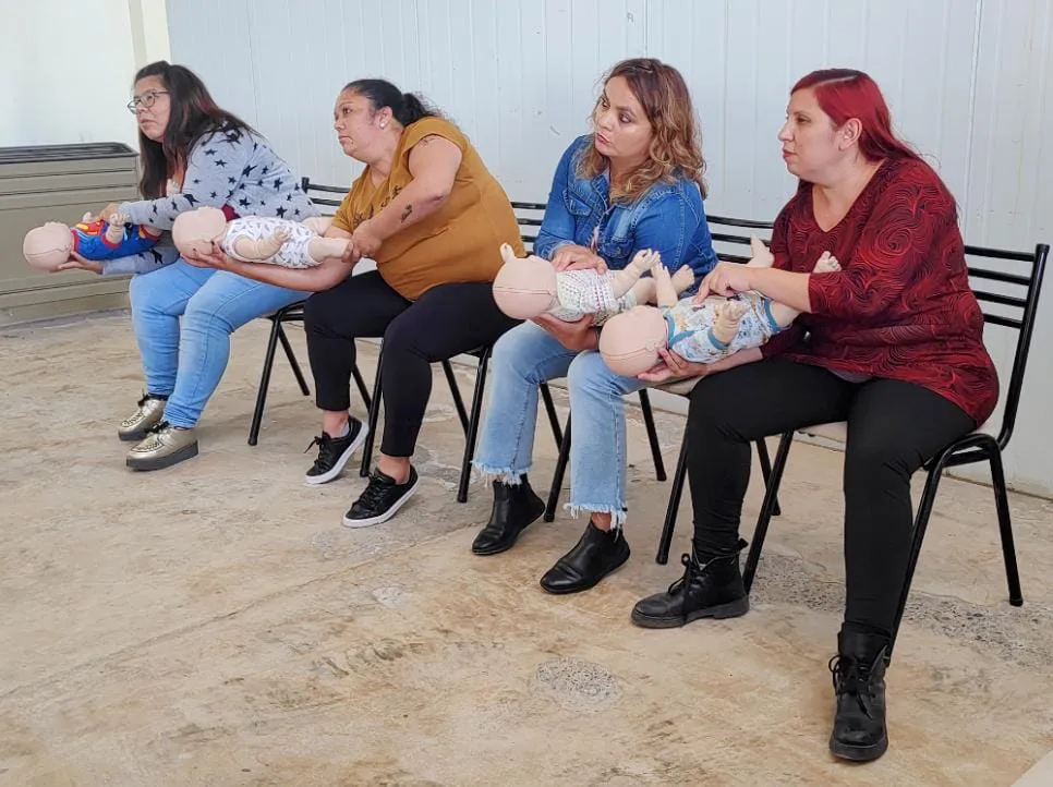 Capacitación rcp bomberos 1