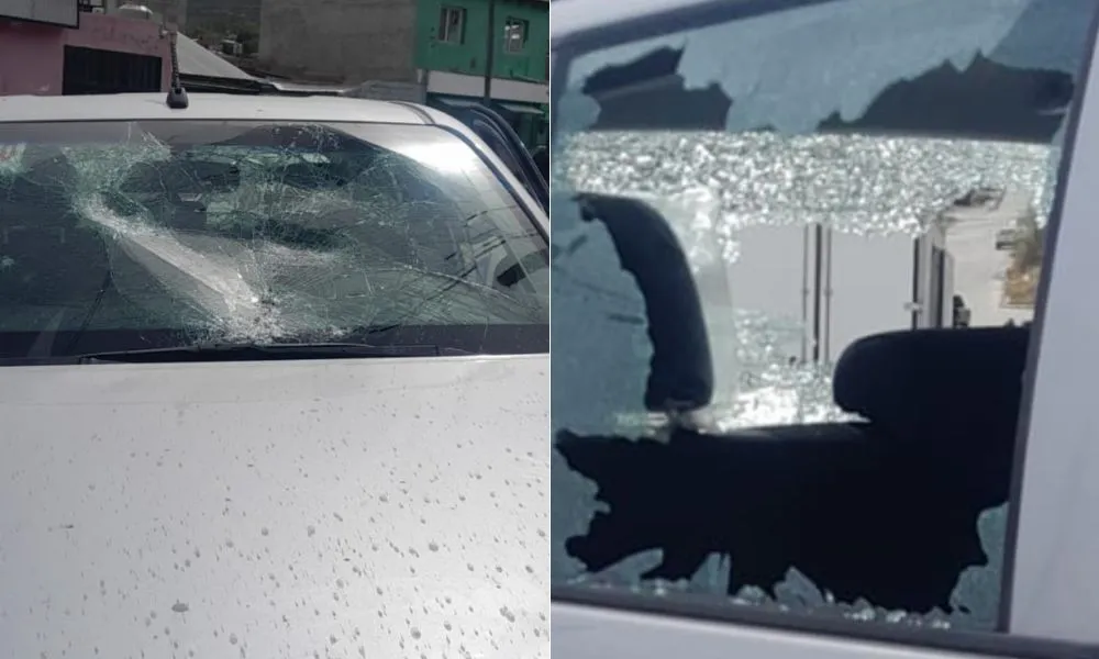 Un hombre fue detenido tras arrojar escombros contra una camioneta en Comodoro