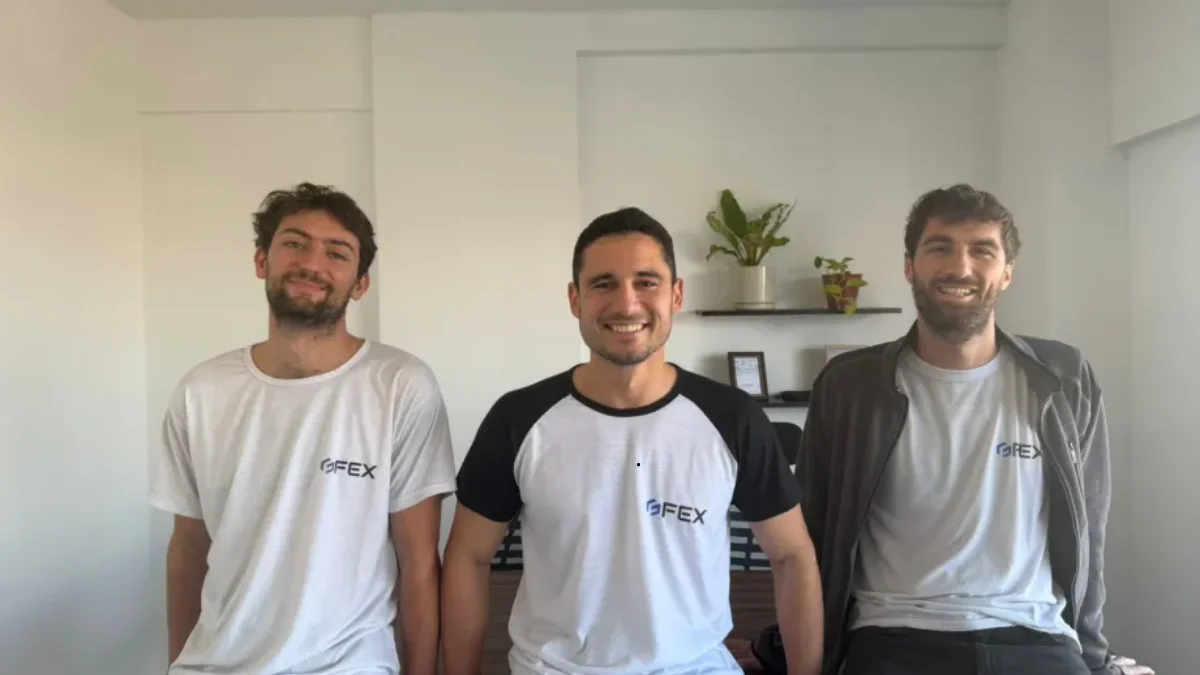 Agustín Mendilaharzu (CEO), Martín Anús (CTO), Joaquín Eudlicz (COO).