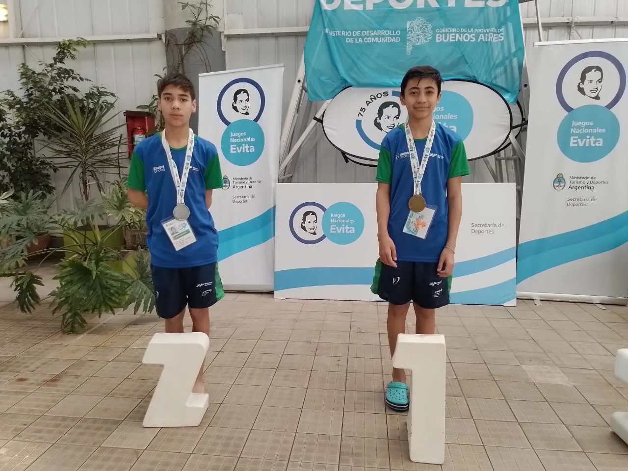 PROEZA DE LA NATACIÓN DE CHUBUT EN LOS EVITA NACIONALES