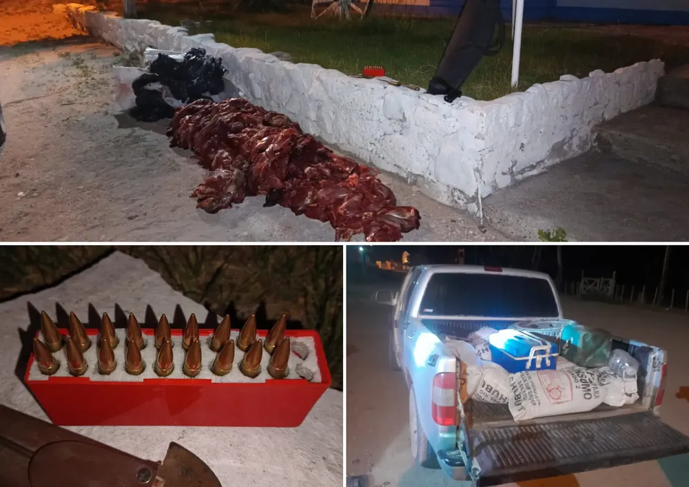Caza ilegal de guanacos en Telsen con gente de Trelew