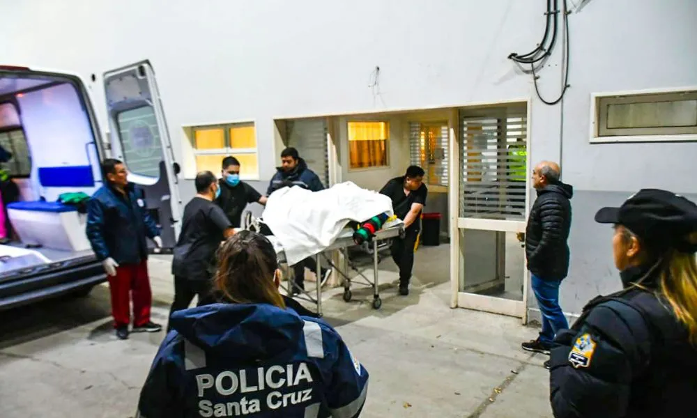 Rescate ccidente fatal en la ruta 3 Foto JOSÉ SILVA LA OPINIÓN AUSTRAL